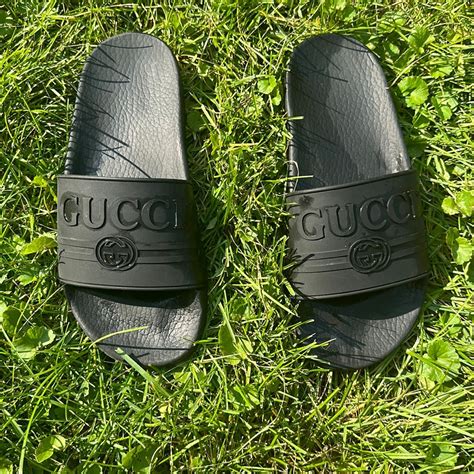 gucci web pool slides|Gucci slides clearance.